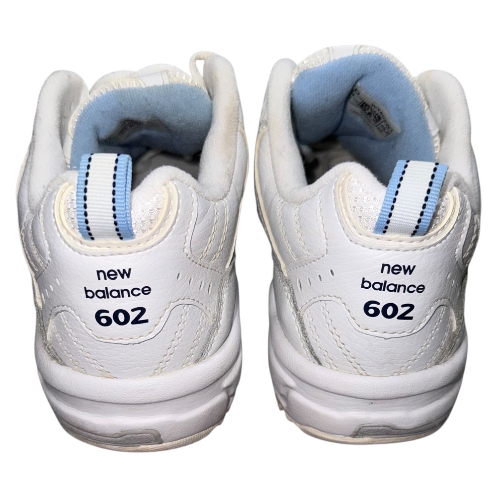 New Balance 602 Y2K White Leather Athletic Sneakers Dad Shoes Retro Size 9 - Picture 7 of 12
